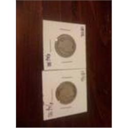 1892/1896 Silver Barber Quarters