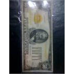 RARE $50 Gold Note AU50 Gem