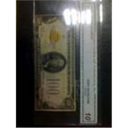 $100 Gold Certificate Graded VG/F