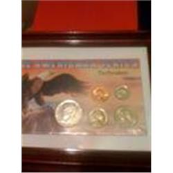 The Presidents Set, Framed, 5 Coins