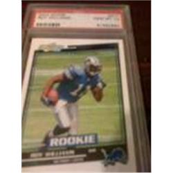 Roy Williams Rookie Card, graded gem mt 10 psa