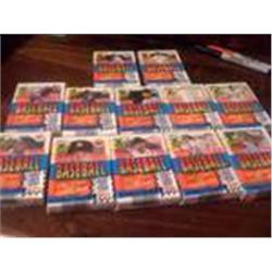 12 Unopened 1990 Fleer Baseball Card Packs