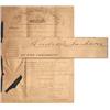 Image 1 : Andrew Jackson Signed Patent