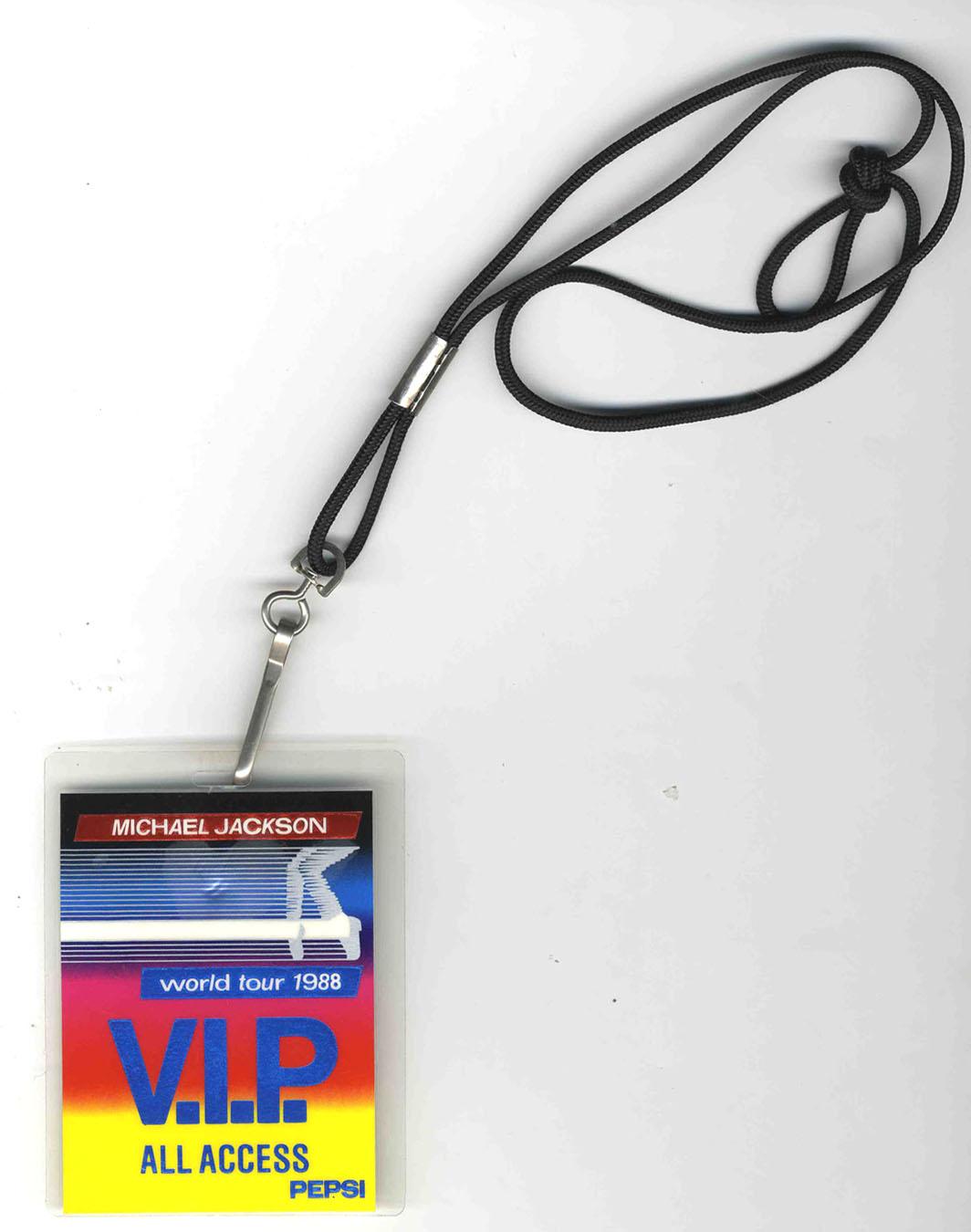 Michael Jackson VIP Pass