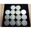 Image 1 : 14 ASSORTED 35% SILVER JEFFERSON NICKELS