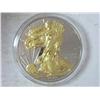 Image 1 : 2009 AMERICAN SILVER EAGLE (PARTIAL GOLD PLATED)