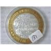 Image 2 : EDGE WATER CASINO $10 GAMING TOKEN SILVER (UNC)