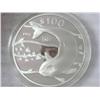 Image 1 : 1992 MEXICO $100 PESO PROOF 1 OZ SILVER COIN