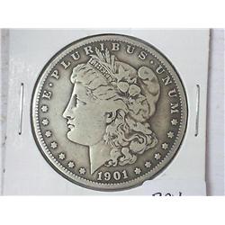 1901-S MORGAN SILVER DOLLAR