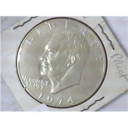 1974-S IKE SILVER DOLLAR (PROOF)