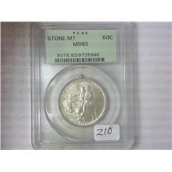 STONE MT. HALF PCGS MS63