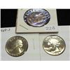 Image 1 : 1968-S, 69-S AND 70-S WASH. QUARTERS (PROOF)