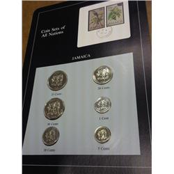 JAMAICA COIN AND STAMP SET (UNC)
