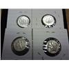 Image 2 : 1957, 58, 59 AND 60 SILVER ROOSEVELT DIMES (PROOF)