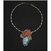 Image 1 : 1970'S NAVAJO PENDANT & CHOKER
