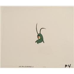 Sit Down Original Plankton Cel SpongeBob Art Animation