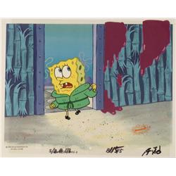 Amazed Original SpongeBob Home Cel Background Animation