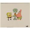 Image 1 : Face Smash SpongeBob Original Cel Production Art Squid