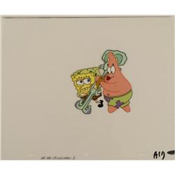 Original Smooshed Squidward Animation SpongeBob Art Cel