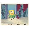 Image 1 : Animation Slime Wall Original SpongeBob Cel Background