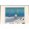 Image 1 : Leash SpongeBob Original Art Cel Background Production