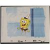 Image 1 : SpongeBob Production Excited Original Cel Background