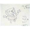 Image 2 : Production Drawing Green Cel Background SpongeBob Orig