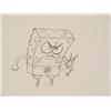 Image 2 : Mad SpongeBob Plankton Original Production Drawing Cel