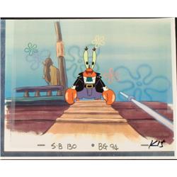 Production Krabs Ship SpongeBob Background Cel Original