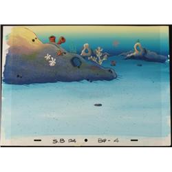 Spongebob Art Background Cel Rocky Original Animation