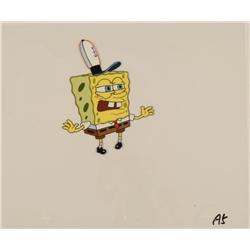 Original SpongeBob Twisted Animation Art Cel Uniform