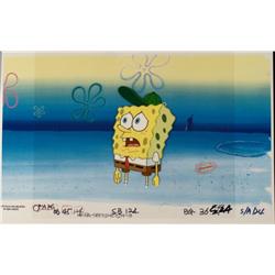 Missing Original SpongeBob Art Cel Background Animation