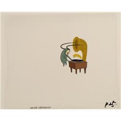 Old Record Original Player Production SpongeBob Cel Art