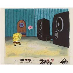 Follow SpongeBob Original Cel Animation Background Art