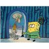 Image 2 : Sick Look Original SpongeBob Animation Cel Background