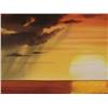 Image 2 : Cel Ren and Stimpy Original Background Animation Sunset