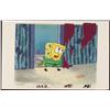 Image 1 : Stunned SpongeBob Art Original Animation Cel Background