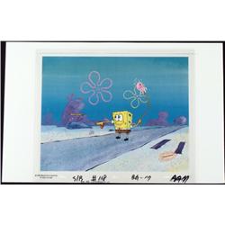 Original Capture SpongeBob Background Art Cel Animation