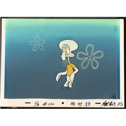 Original Background Production Cel SpongeBob Art Brown