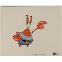 Original Mr Krabs Claw Up Animation Cel SpongeBob Art