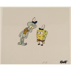 SpongeBob Animation Art Cel Angry Mad Squid Original