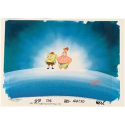 Animation Contruction Original Cel SpongeBob Background