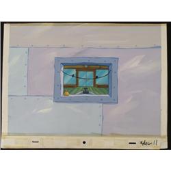 Original Background SpongeBob Cel Animation Krusty Art