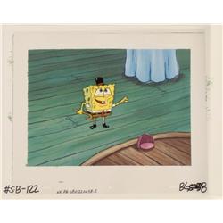 Performing SpongeBob Background Cel Original Animation