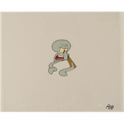 Squidward Cel Yelling Original Production Art SpongeBob