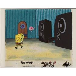 Production Original Cel SpongeBob Background Music Fish