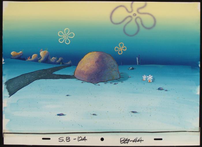 Zona Ilmu 9 Bikini Bottom Sky Painting