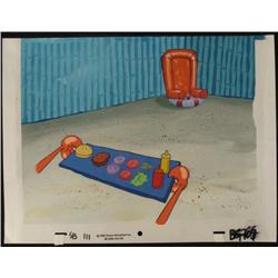Krabs Original Background Cel Patty SpongeBob Animation