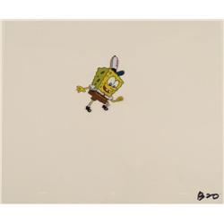 SpongeBob Looking Down Production Art Cel Original