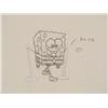 Image 2 : Drawing Original Cel Animation SpongeBob Put On Pants